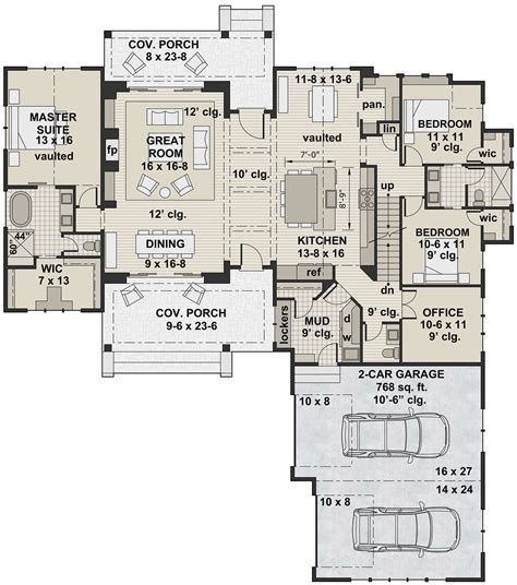 Modern Farmhouse Plan 2340 Square Feet 3 Bedrooms 25 Bathrooms