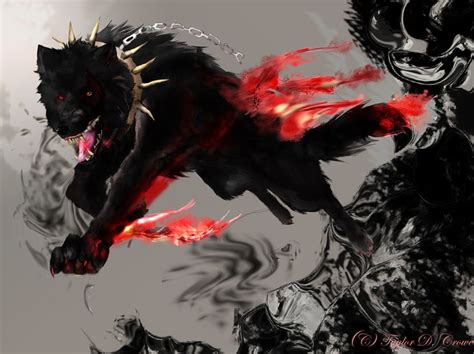 This Is My Hellhound Thead Demon Wolf Anime Anime Wolf