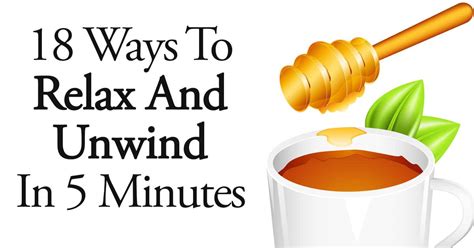 18 Ways To Relax And Unwind In 5 Minutes