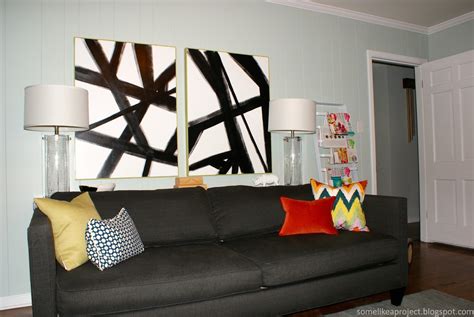 Some Like A Project Large Diy Black And White Abstract Art