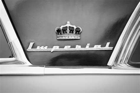 1953 Chrysler Imperial Custom Emblem Photograph By Jill Reger Fine