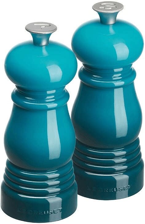 Le Creuset Salt And Pepper Mill In A Set Of 11 Cm Deep Teal Desde 4132