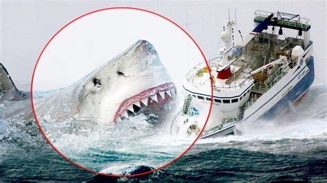 5 Times Giant Shark Caught On Camera And Spotted In Real