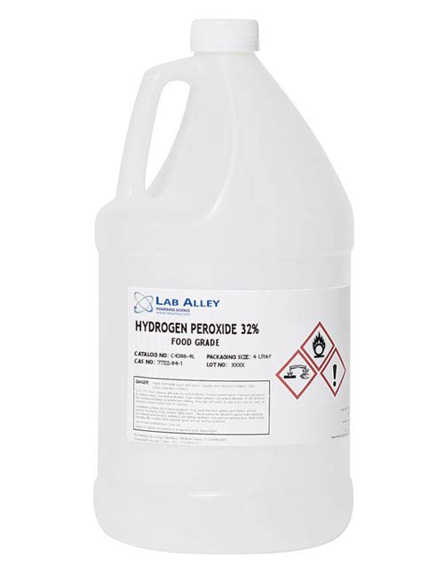 Hydrogen Peroxide Food Grade 32 Lab Alley