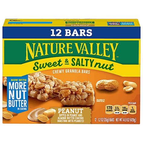 Nature Valley Granola Bars Sweet And Salty Nut Peanut 12ct Toaster