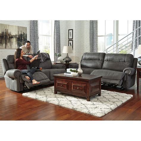 Austere Gray Reclining Living Room Set By Signature Design By Ashley 1