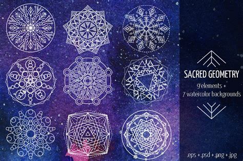 Sacred Geometry Design Elements ~ Graphic Objects ~ Creative Market