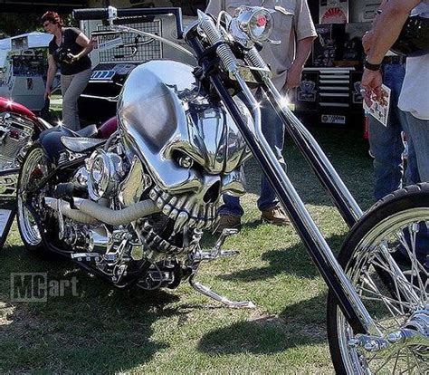 Custom Skull Chopper Unique And Stylish Motorcycle