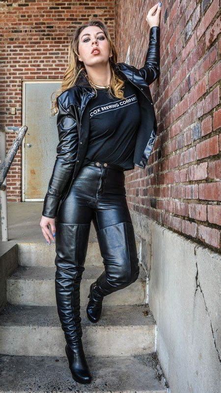 BootLadyWife Deactivated Sexy Leather Outfits Leather Dresses