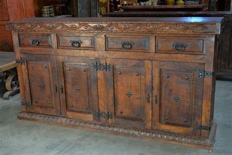 Chapala Buffet Mexican Furniture Painted Rustic Sideboard Mexican