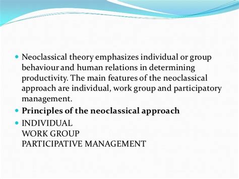 💐 Explain neo classical management theory. What is the difference
