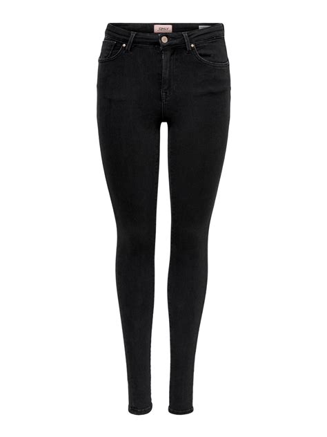 Damen Jeanshosen ONLY Female Skinny Fit Jeans ONLPower Mid Push Up