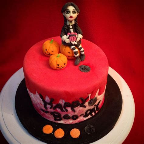 A Halloween And Birthday Cake For A Special Birthday Girl A Handmade
