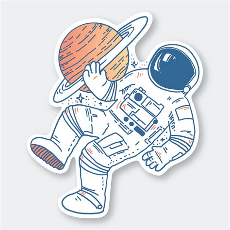 Astronaut Sticker Pike St Press