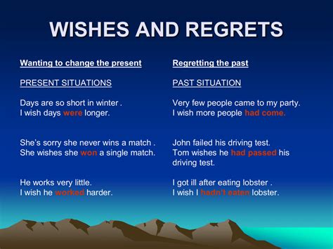 Expressing Wish Regret With I Wish Only If Regrets