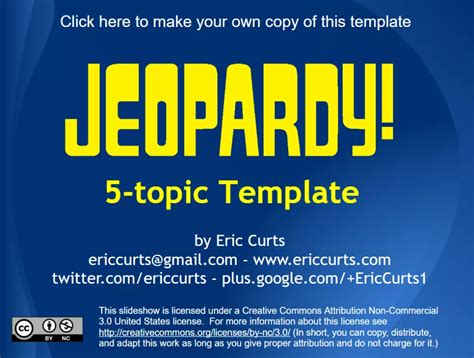 Review And Teach With These 10 Free Jeopardy Templates Jeopardy
