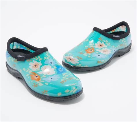 Sloggers Floral Fun Waterproof Garden Shoes W Comfort Insoles