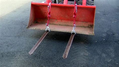 Homemade Pallet Forks For Tractor On Bx25 Kubota Youtube