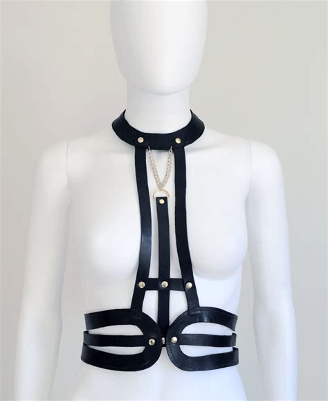leather harness belt leather harness women body harness etsy