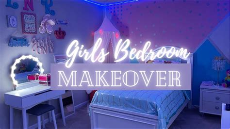 Girls Bedroom Makeover Girl Bedroom Ideas For 8 Year Old Bedroom Transformation Youtube