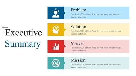 Executive Summary Ppt Example Printable Templates