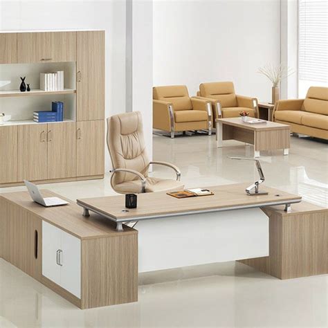 Professional Manufacturer Desktop Wooden Office Table Design Modern