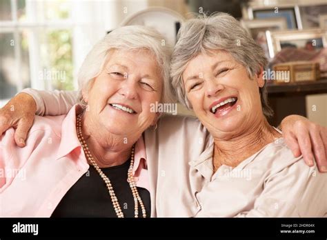 Woman Senior Laughing Friends Female Ladies Lady Women Elderly