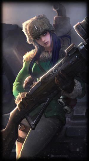 Arctic Warfare Caitlyn League Of Legends Skin Lol Skin