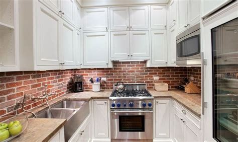 Incredible Design Brick Tiles For Backsplash In Kitchen Red Brick Tile