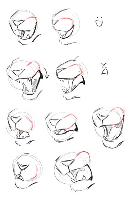 Https://tommynaija.com/draw/fursona How To Draw A Mouth With A Tilted Head