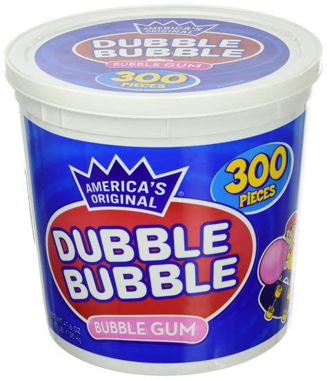 Americas Original Dubble Bubble Bubble Gum 476 Ounce Value Tub 300