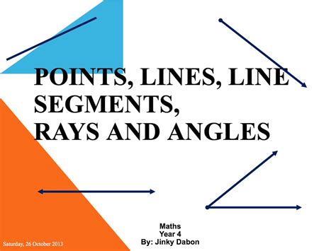 Points Lines Line Segments Rays And Angles A Powerpoint Flickr
