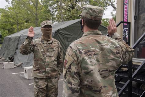 Dvids News National Guardsman Promoted At Covid 19 Testing Site