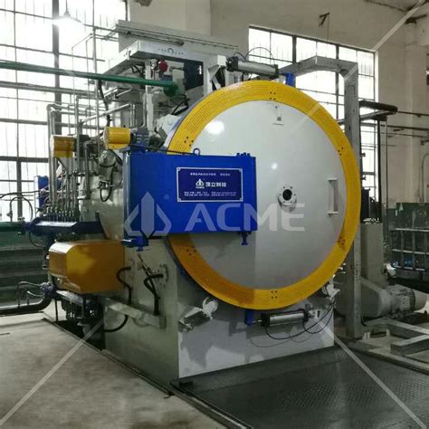 Acme Double Chamber Horizontal Oil Quenching Gas Cooled Vacuum Furnace