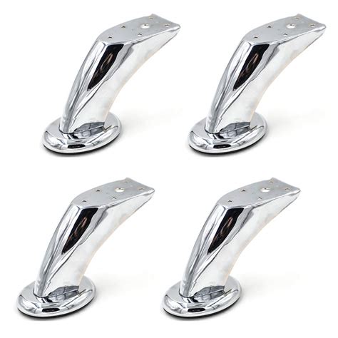 The legs of the chairs can break, posing a fall hazard to the user. Chrome Metal Sofa Leg Replacement Leg Chairs Wardrobe Feet ...