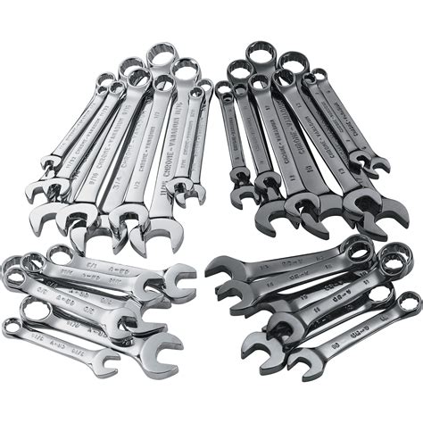 Ironton Sae And Metric Combination Wrenches — 32 Pc Set Northern