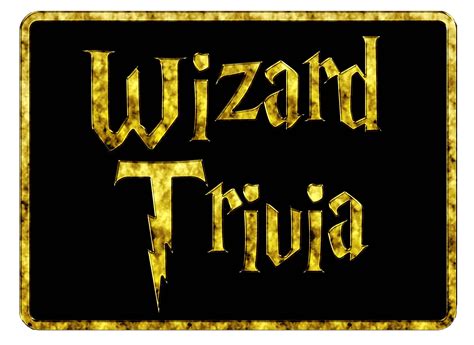 Wizard Trivia Logo Event Game Shows