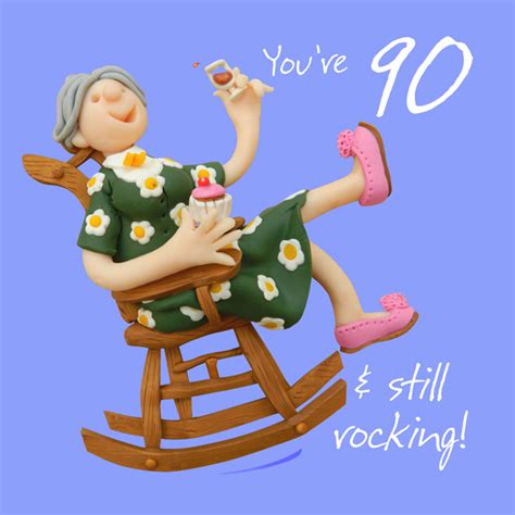 90th Birthday Female Greeting Card One Lump Or Two Range Cards Love