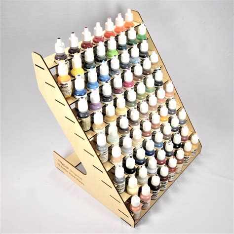 75 Bottle Paint Rack Only 115 Inches Wide Usa Typhoon Hobby Etsy