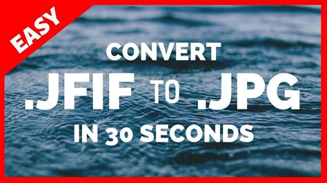 With this free online tool you can convert jfif to jpg. How to Convert JFIF to JPG in UNDER 30 SECONDs | 2019 ...