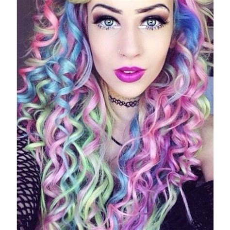Rainbow Hair Hair Styles Rainbow Hair Pastel Rainbow Hair