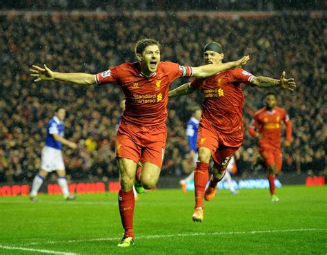 Your image gets printed onto one of our premium canvases and then stretched on a wooden frame of 1.5 x 1.5 stretcher bars (gallery wrap) or 5/8 x. Steven Gerrard's best celebrations for Liverpool FC down ...