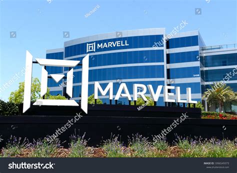 Marvell Logo Sign Marvell Technology Headquarters Stock Photo