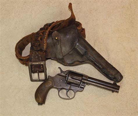 Colt 1878 Revolver And Holster