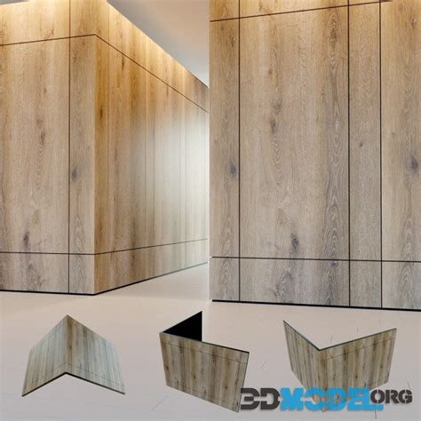 3d Model Wall 3d Panel Made Of Wood