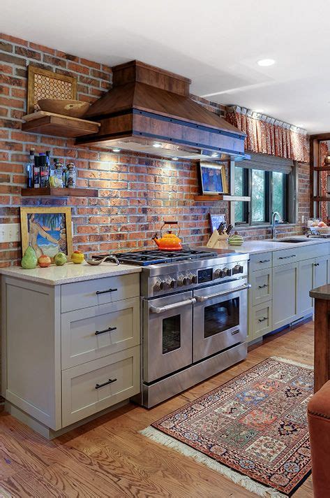 30 Super Practical And Really Stylish Brick Kitchen Backsplashes Digsdigs