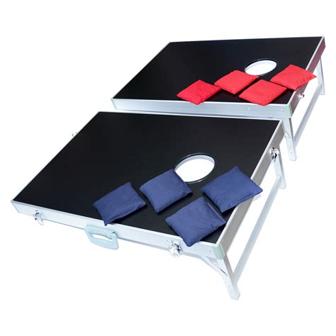 bean bag toss game set aluminium frame portable design games and hobbies games