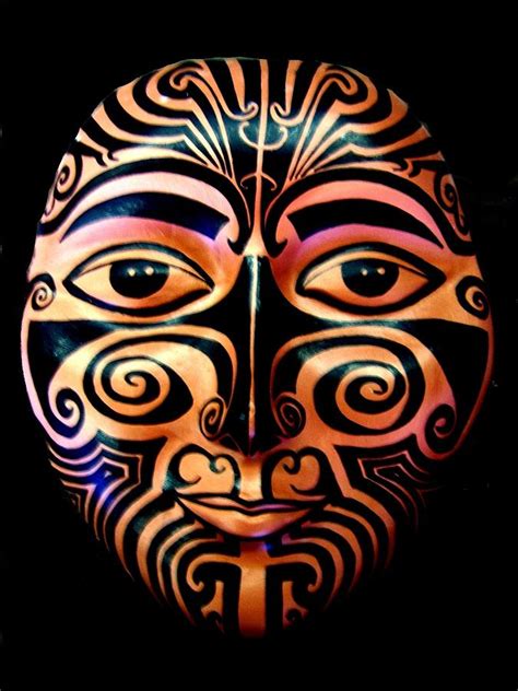 Maori Mask Tattoo Pictures To Pin On Pinterest