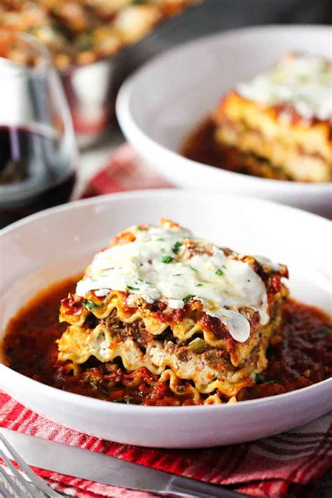 Classic Meat Lasagna With Video How To Feed A Loon