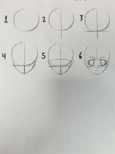 How To Draw A Manga Head Anime Drawings Sketches Pencil Art Drawings